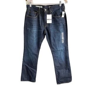Gap Women's Mid Rise Straight Leg Bootcut Dark Wash 30x30